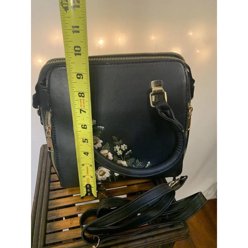 (14)Shoulders bag‎ womens midium size black color
